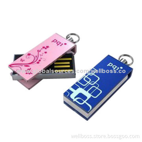 Swivel mini USB flash drives with UDP chip, USB Gift